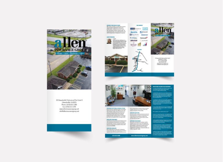 Allen Insurance Group Brochure Design