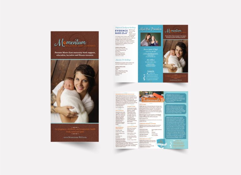 Momentum Wellness and Learning Brochure Design
