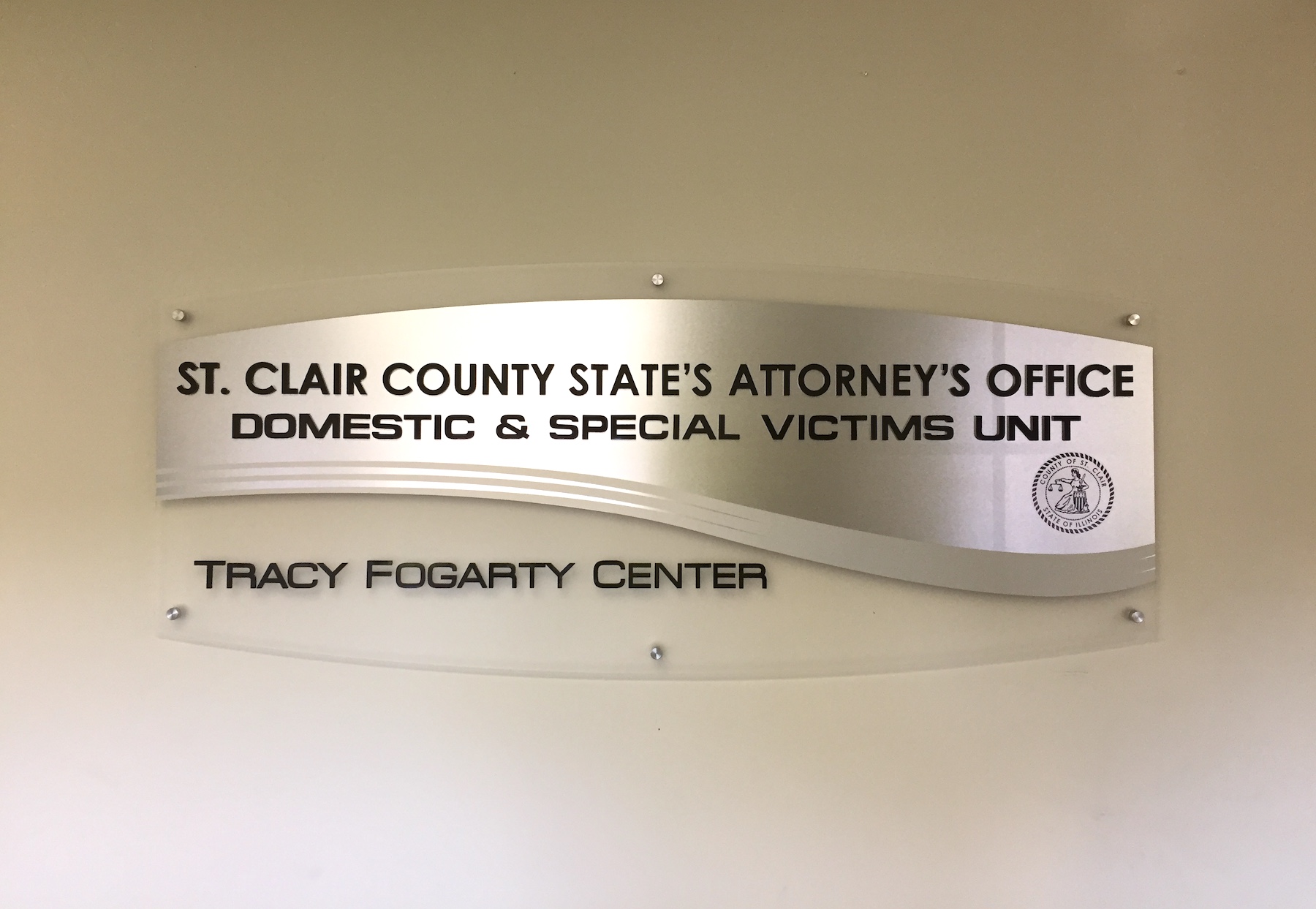 Tracy Fogarty Center Custom Stand Offs with acrylic panels