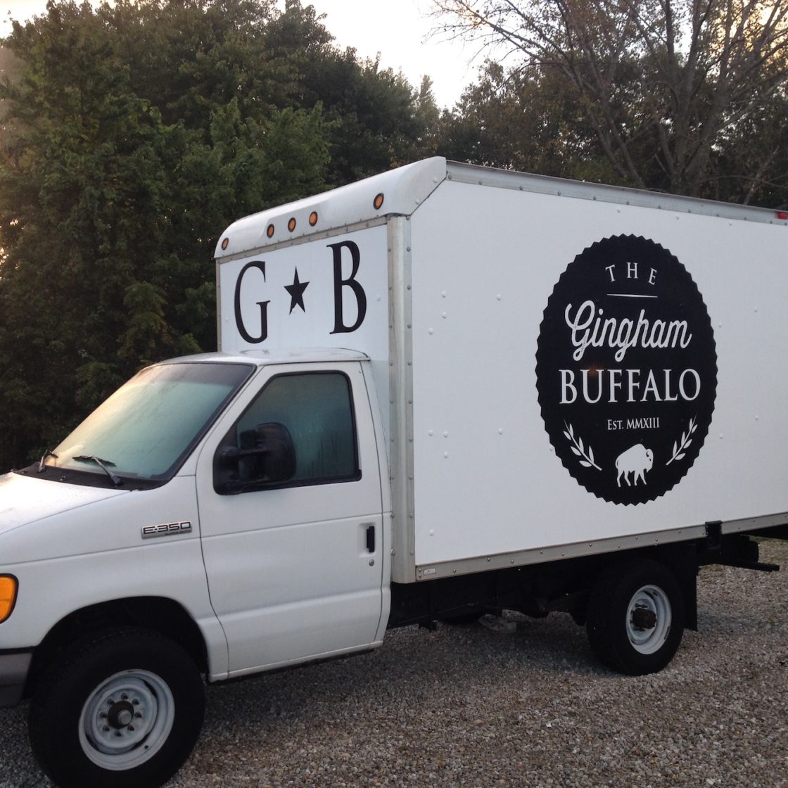 Gingham Buffalo Box Truck Spot Graphics
