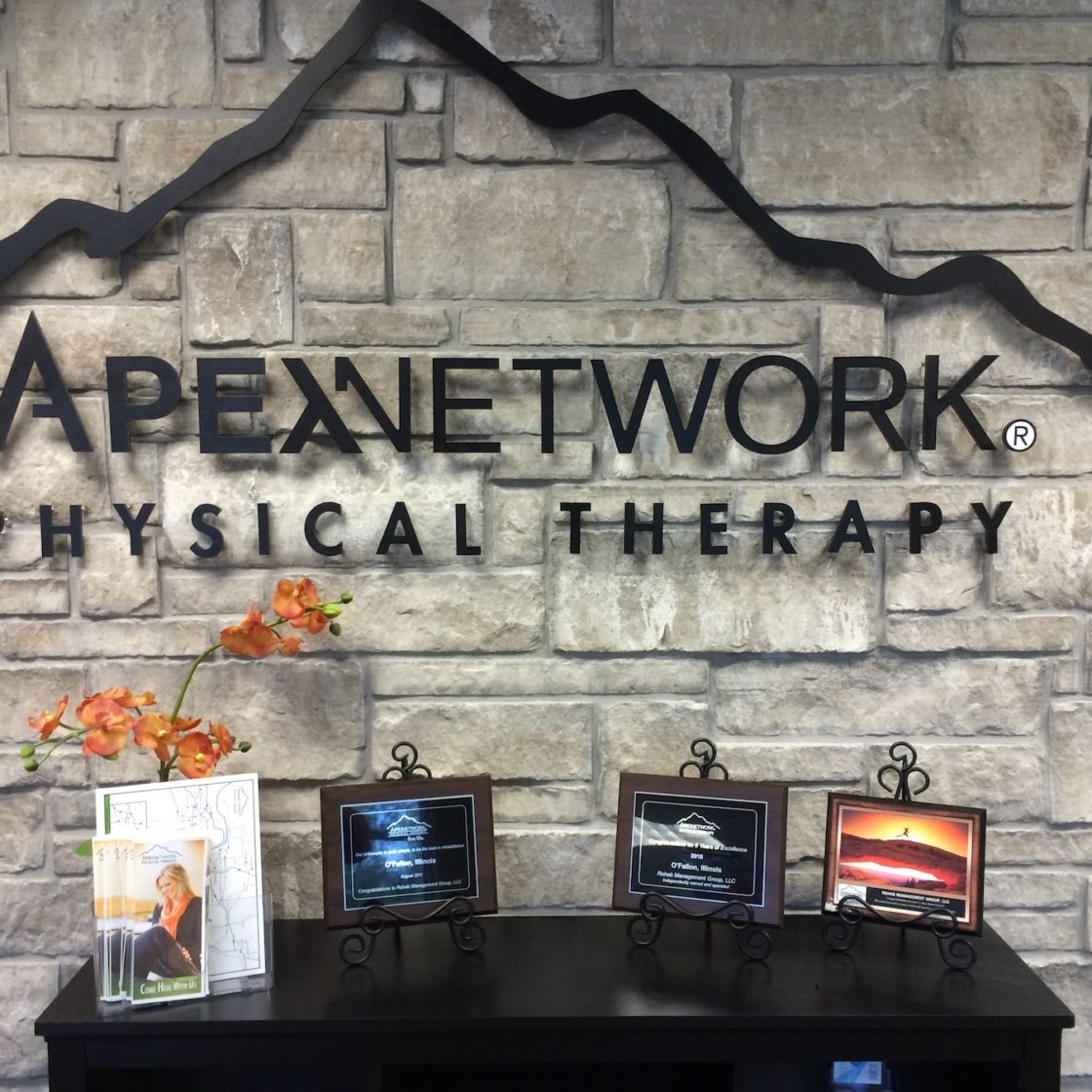 Apex Network Physical Therapy Dimensional Wall Lettering