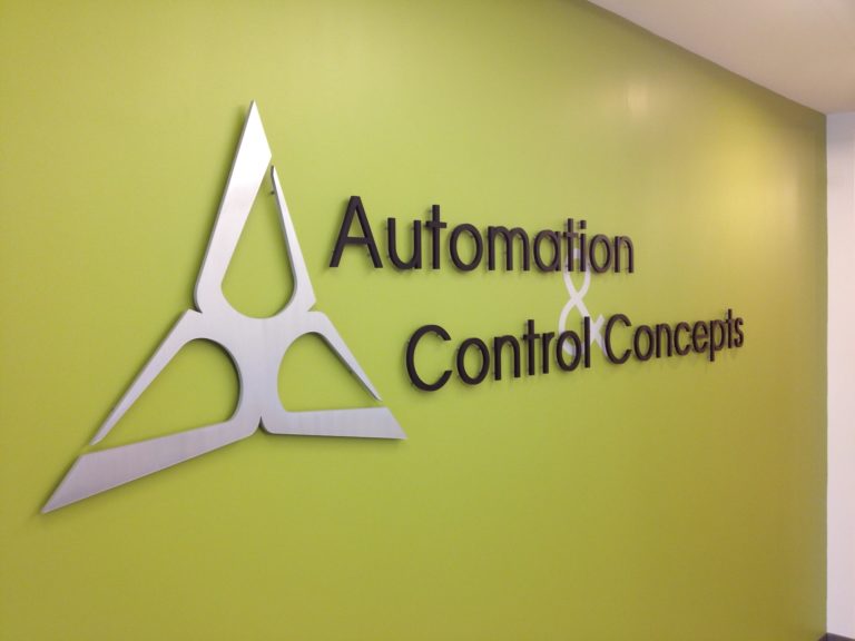 Automation Control & Concepts Dimensional Wall Lettering