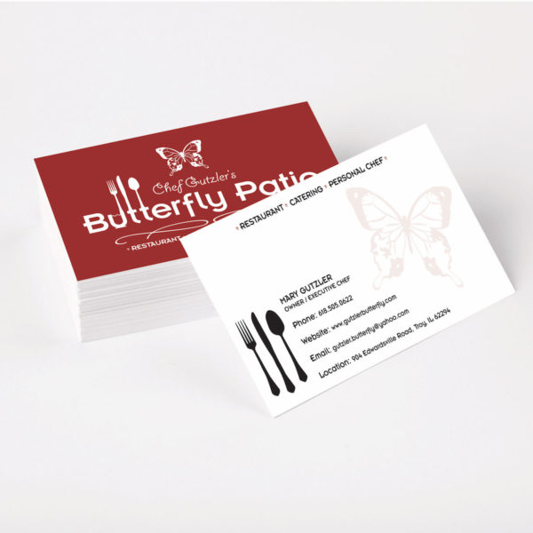 Butterfly Patio Business Cards