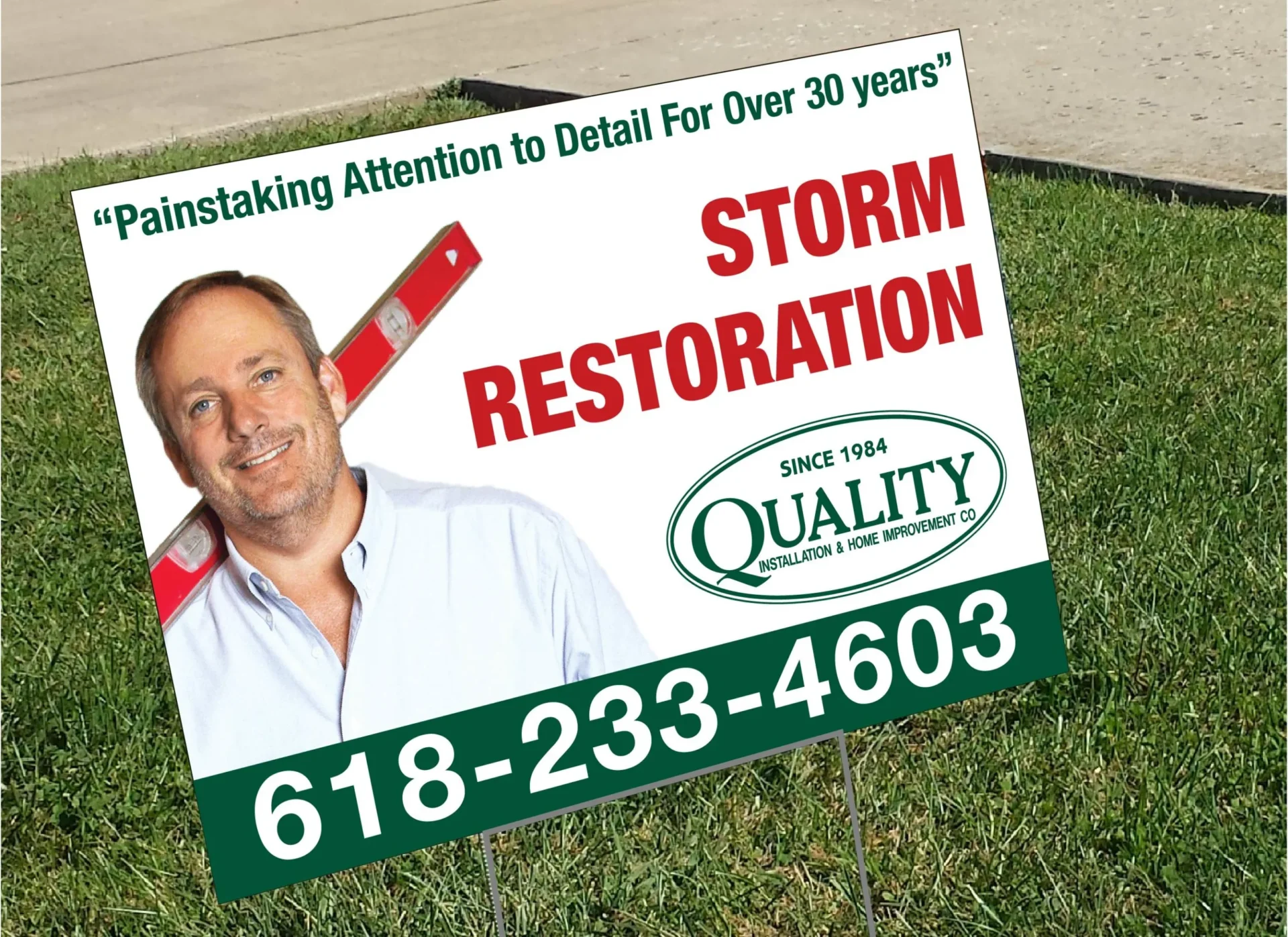 Quality Insurance Coroplast Yard Sign
