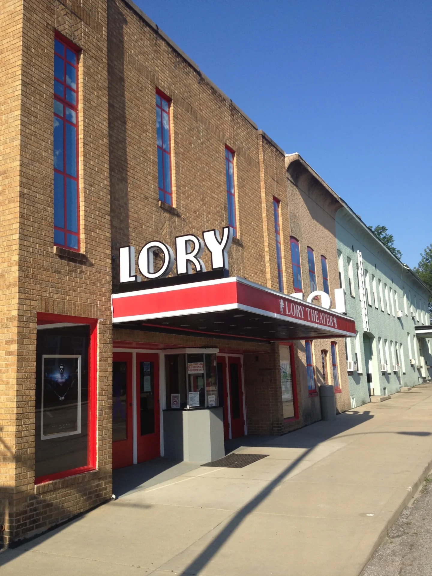aThe Lory Theater Cabinet Sign